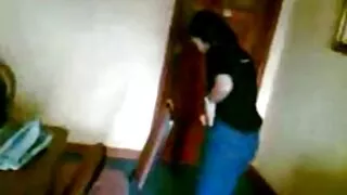 Aften Opal važiuoja gaidys po treniruotės.